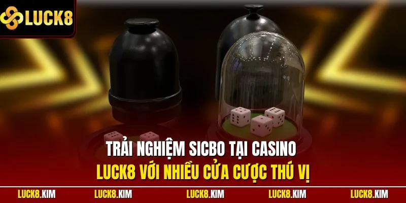 Trải nghiệm Sicbo tại casino LUCK8 với nhiều cửa cược thú vị